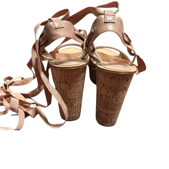 Chic TOPSHOP Tan Leather Sandals - Picture 5 of 5